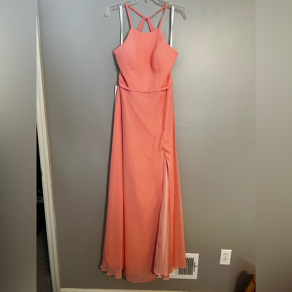 Azazie Coral Dress